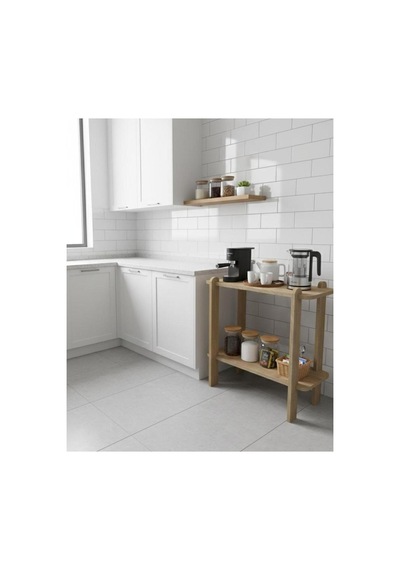 Seh101 Modern Yan Sehpa, Çiçek Standı, Kitap Standı, 2 Katlı, S.meşe Safir Meşe - 836619277 Safir Meşe