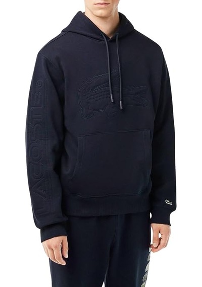 Lacoste Erkek Jogger Kapşonlu Sweatshirt Lacivert