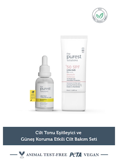 Cilt Tonu Eşitleyici Ve Güneş Koruma Etkili Cilt Bakım Seti