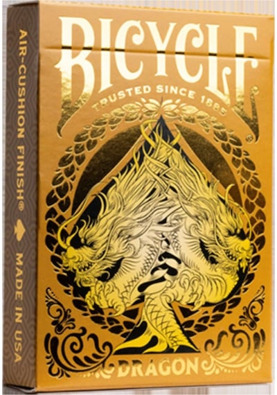 Bicycle Dragon Back Gold Premium Oyun Kağıdı Limited Edition Koleksiyonluk İskambil Kartları