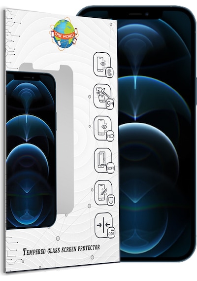 Apple Uyumlu   iPhone 12 Pro Max Temperli Ekran Koruyucu Kırılmaz Cam
