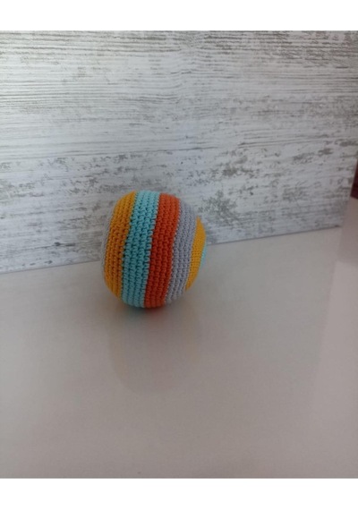 İnci Mode Amigurumi Organik Örgü Çıngıraklı Top