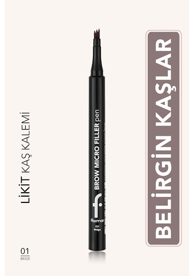 Brow Micro Filler Tarayıcı Keçe Uçlu Kaş Kalemi 8682536093019 001 Beige
