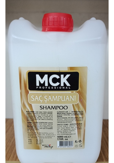 MCK Professıonal Saç Yıkama Şampuanı 5 L