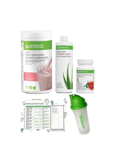 4lü Set - Ahududu Shake Klasik Aroma Çay Aloe Vera Shaker