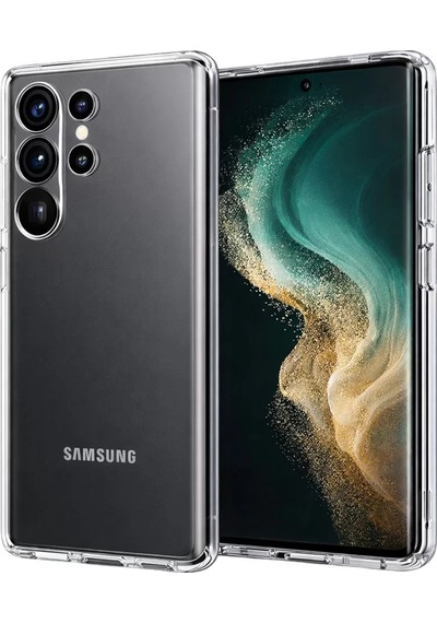 Newface Samsung Galaxy S26 Ultra Lüx Şeffaf Silikon - Şeffaf