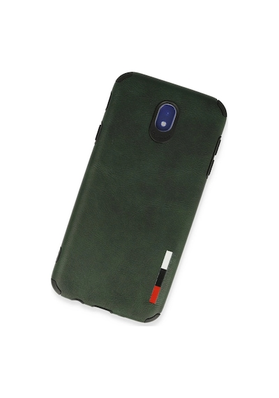 Newface Samsung Galaxy Uyumlu J7 Pro / J730 Kılıf Loop Deri Silikon Semeglbl - 21 - Yeşil