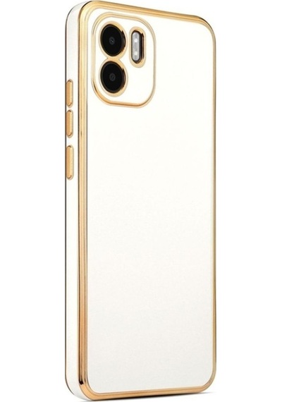 Xiaomi Redmi A1 Kılıf Zore Bark Kapak Beyaz