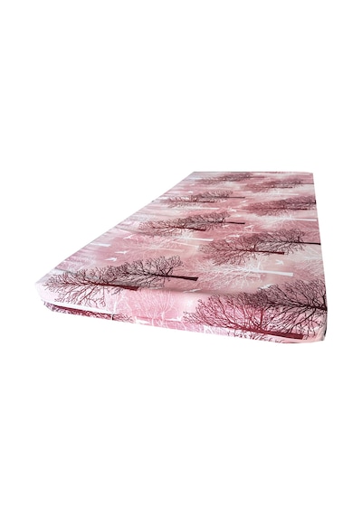 Bebek Yatağı 60x120x6 Cm Vip Oyun Parkı Sünger Yatak-pembe Ağaç