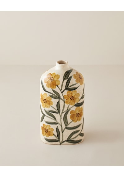 English Home Laurel Seramik Vazo 16x31 Cm Multicolor Multicolor