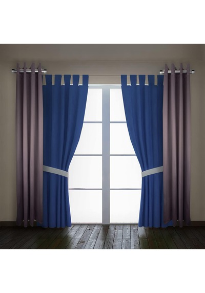 Lexroo 3,8 Cm Yan Perde Çubuğu, 30,48-50,8 Cm 2'li Set , Saten Nikel Çok Renkli