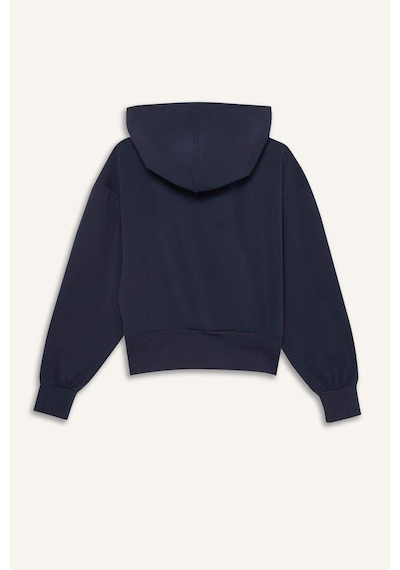 Defacto Kapüşonlu Sporcu Sweatshirt G5664ax25wnnv243 Lacivert-nv243