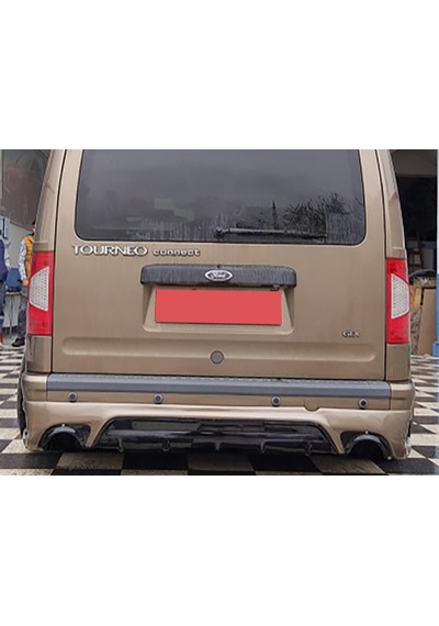 Ford Connect Arka Ek Plastik Siyah Difüzör 2008 2009 2010 2011 2012 2013 Arka-difizör-bodykit-ek
