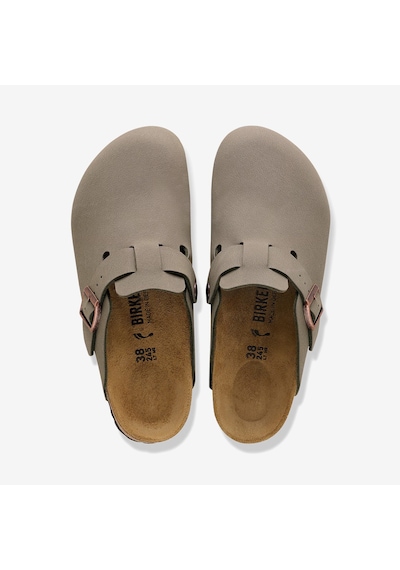 Terlik Erkek 1033068 Birkenstock Boston Bf Nu Stone Gri