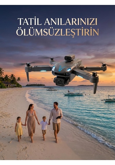 Ayrex Canlı Görüntü Aktarımlı Katlanabilir Kamera Dron