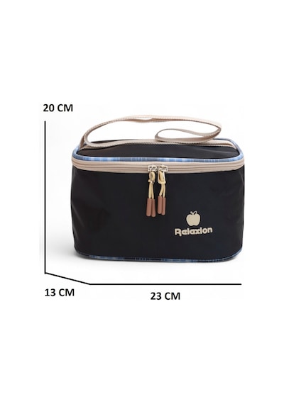 Relaxion 2203-1395 Kore Tarzı Unisex Çocuk Üçlü Set İlkokul Sırt Çantası Siyah