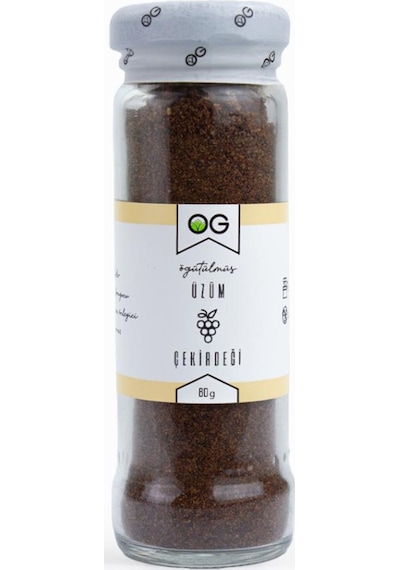 Og natural Öğütülmüş Üzüm Çekirdeği 60 Gr