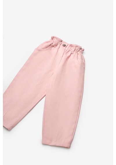 Le Mabelle Pembe Kız Çocuk Gabardin Pantolon - Prunella Pembe