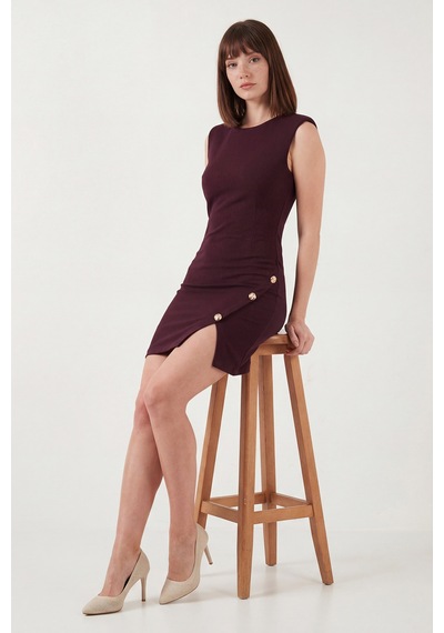 Lela Bayan Elbise 6525717 Bordo
