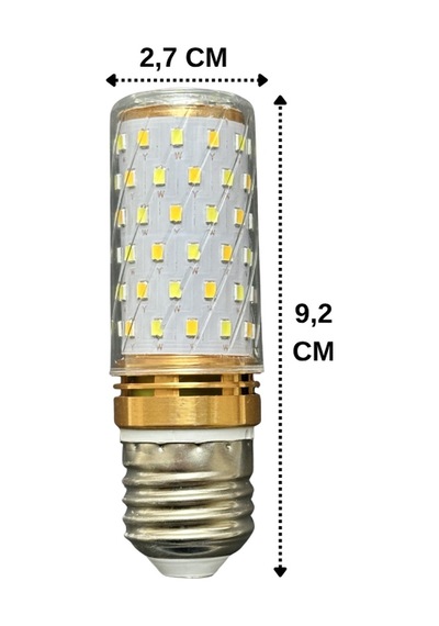 2 Adet Heka 10w 70w Sarı-günışığı-beyaz E27 Duylu Üç Renkli Led Mısır Ampul