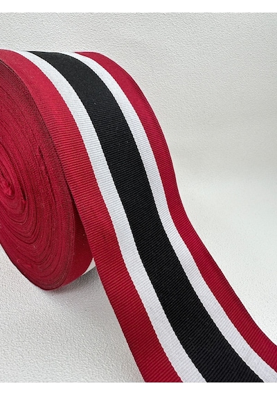 7.5 Cm Renkli Grogren Şerit-5 Metre