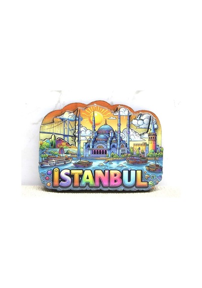 Ahşap İstanbul Temalı Magnet Diğer 07274673