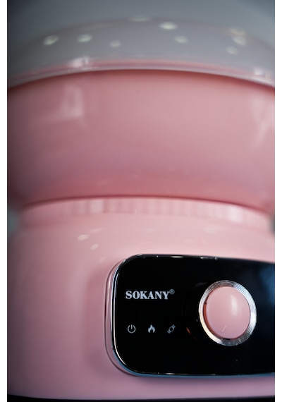 Sokany Ev Tipi Pamuk Şeker Makinesi Pembe Sk-07071