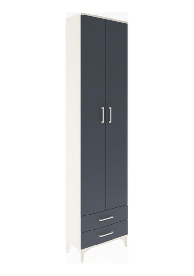 Arges Dolap 5 Raflı 2 Çekmeceli 2 Kapaklı 60x30x243 Aytaşı-an... Aytaşı