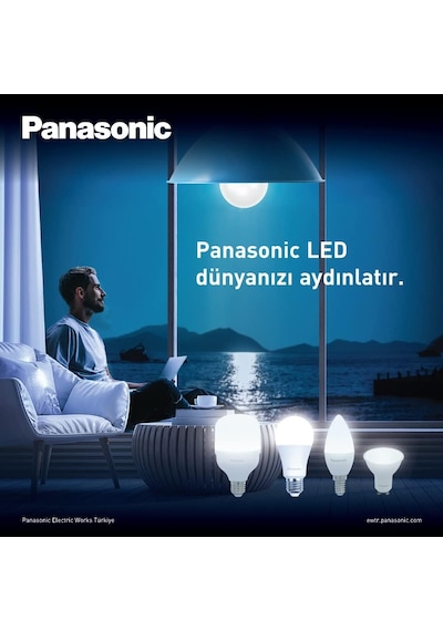 Ayrex Panasonıc E27 Led Torch Lamba, Beyaz Işık 35w 4190lm 6500k Genel