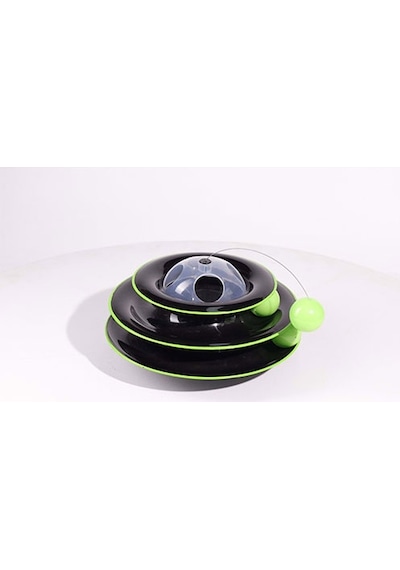 M-pets Yaylı Dönen Top Kedi Oyuncağı Siyah 25 Cm 244-50074.01