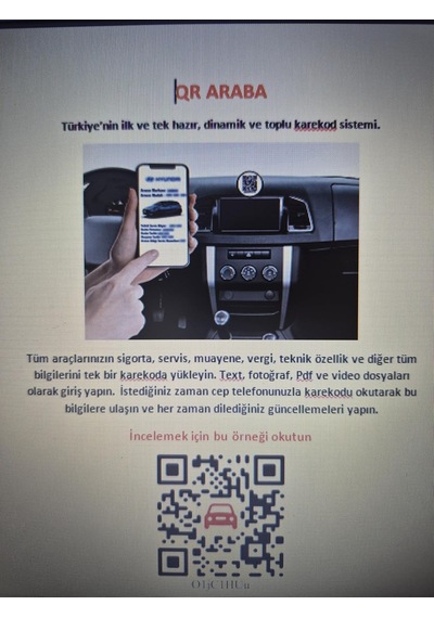 Araba Karekodu, Hazır Araba Karekodu Aracınızın Dijital Kimliği
