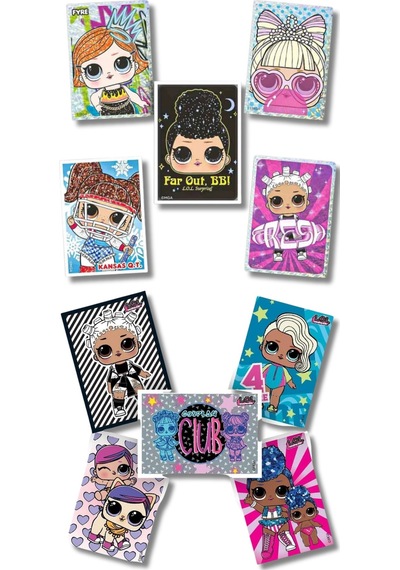 Toyika Panini Lisanslı L.o.l Lol Surprise Mega Başlangıç Paketi Album + 2 Paket 10 Stickers Çıkartma - 0887