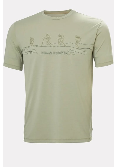 Helly Hansen Skog Recycled Graphic T-shirt Hha.63082 463 Turuncu