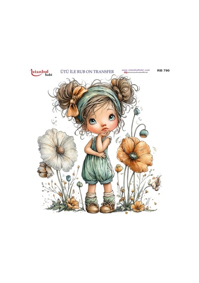 Ütü İle Rub On Transfer Kağıdı 30x30cm Rb-790