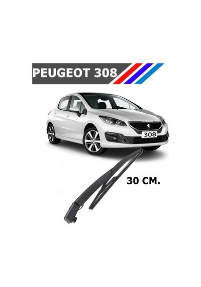 NVR Peugeot 308 Arka Silecek Kolu ve Süpürgesi Takım 2007 - 2013