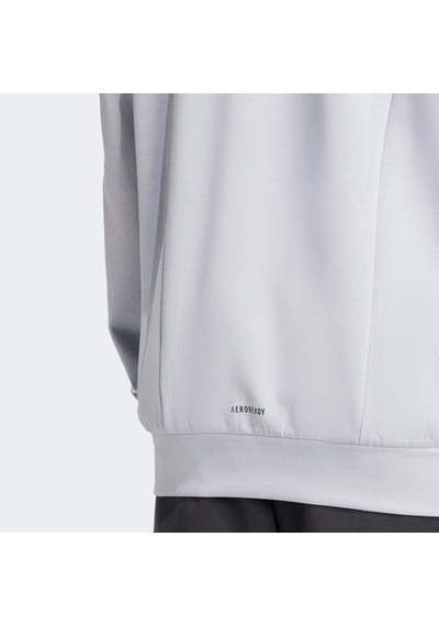Adidas Designed For Training Crew Erkek Gri Antrenman Sweatshirtü Jp0927 Gri