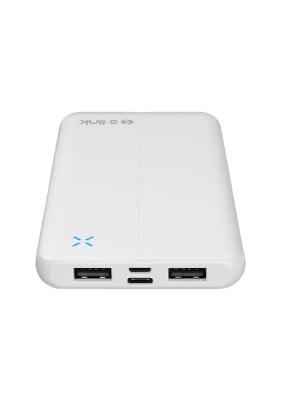 Ip-g12n 10000mah Micro+usb+ Type-c Giriş+çıkış Siyah Taşınabilir Pil Şarj Cihazı Powerbank Beyaz
