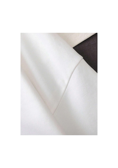 Tarzsokak Letter & Shark Print Drop Shoulder Pullover Beyaz