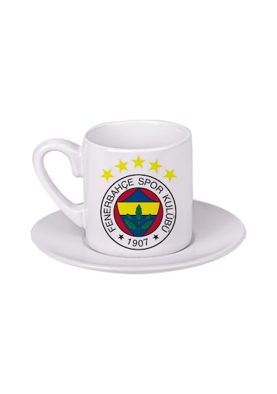 Fenerbahçe Türk Kahvesi Fincanı Beyaz