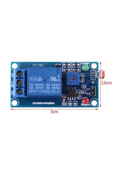 12v 1 Kanal Ldr Işık Sensörü Kontrollü Röle Kartı