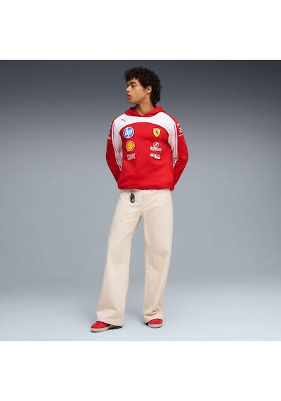 Puma Scuderıa Ferrarı Hp Replıca Unısex Kapüşonlu Sweatshırt 713825 01 Kırmızı