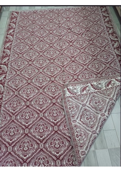 Savan Dokuma Halı Örtüsü 4m² 170 240 Kale Bordo4 Bordo