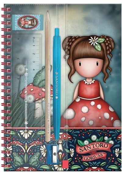 Santoro Gorjuss Little Mushroom A5 Defter Ve Kırtasiye Seti 1344gj03