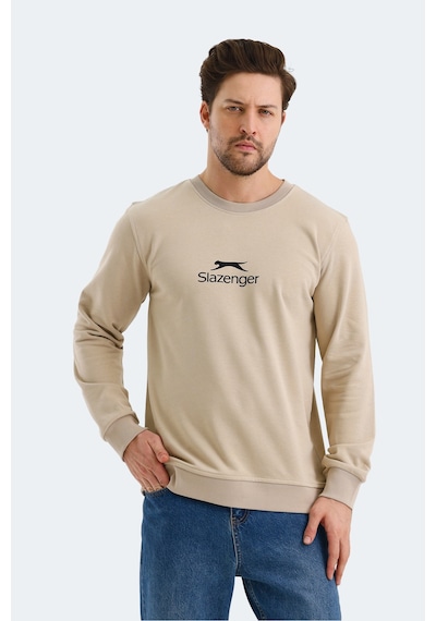 Slazenger Ortwın 2 Li Set Erkek Sweatshırt Beyaz - Yeşil