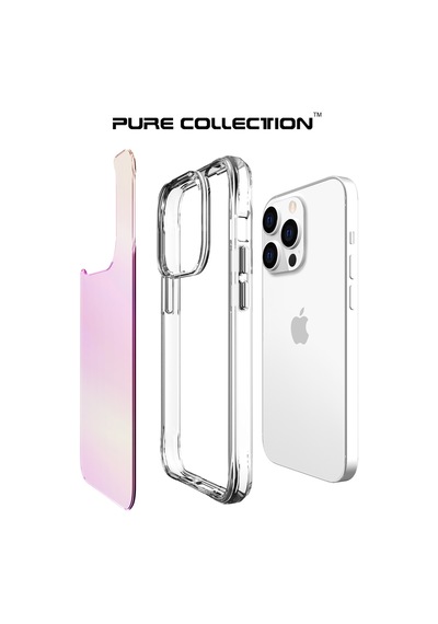 Bix Apple Uyumlu iPhone 14 Pro Max Pure Rainbow Renk Geçişli Şeffaf Kılıf Çizilmeye Dayanıklı Darbe Emici Pembe Bix Apple Uyumlu iPhone 14 Pro Max Pure Rainbow Renk Geçişli Şeffaf Kılıf Çizilmeye Dayanıklı Darbe Emici Pembe