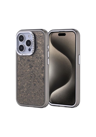 Apple iPhone 15 Pro İle Uyumlu Kılıf Siyah Kapi Kapak Taşlı Apple iPhone 15 Pro İle Uyumlu, Siyah Sku: Zeusb0fdqvk61c