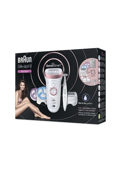 Braun Silk-Epil 9 9980 SkinSpa SensoSmart 4 in 1 Epilatör
