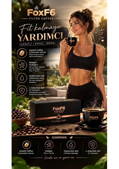 Foxf6 R.fitdetox Fit Collagen Coffee 30 Gün Kullanım