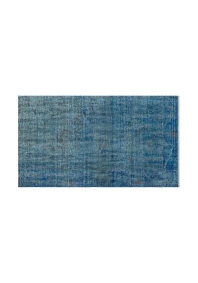 El Dokuması Vintage Yün-pamuk Mavi Halı 23453 161 X 280 Cm