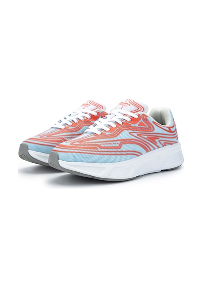 Fessura Kadın Tekstil Mavi/mercan Sneakers & Spor Ayakkabı 1001 Rex001 Bn Ayk Y24 Water/coral Mavi - Mercan